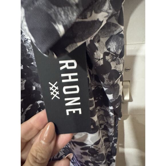 Rhone 2x Golf Sport Polo Men’s Xxl Sleet Gray Floral Camo Golf Outdoor Active - Picture 2 of 6